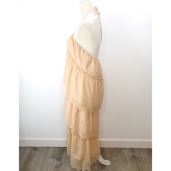 BCBGMAXAZRIA Kat Lace Dress In Parfait Size XXS - Picture 3 of 6